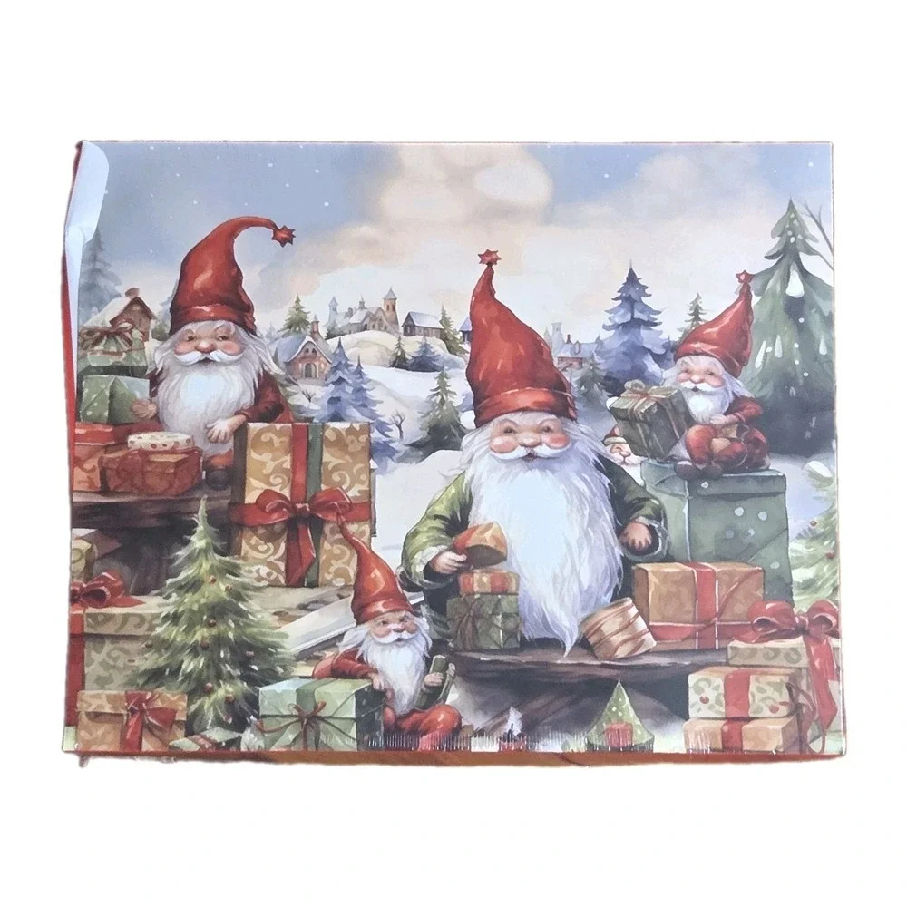 Christmas Advent Calendar 24pcs Merry Christmas Collectible Gnomes See Below